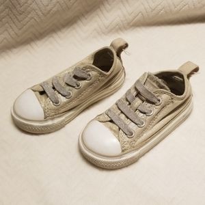Metallic Canvas Chuck Taylor's